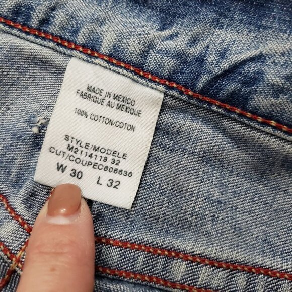 Vintage 1990s Y2K Guess Jeans Button Fly 100% Cotton Sz 30 - Picture 8 of 9